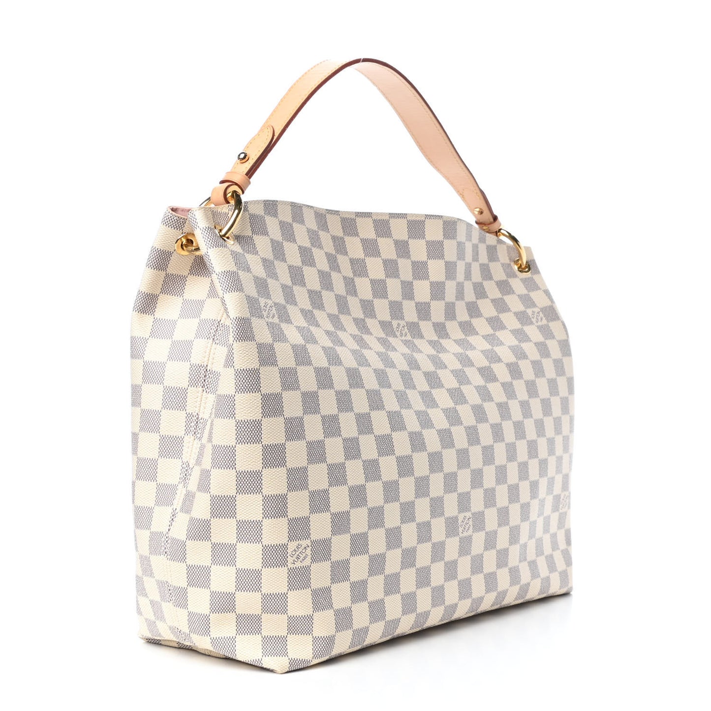 Damier Azur Graceful MM Rose Ballerine