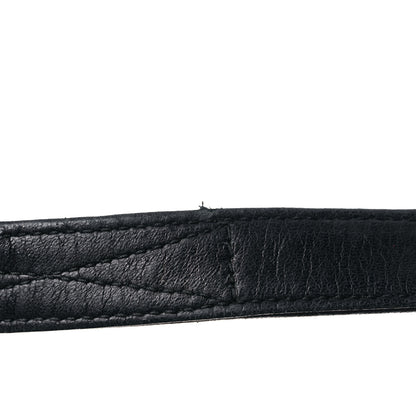 Christian Dior Lambskin Cannage Flap Shoulder Bag Black 28 of 29