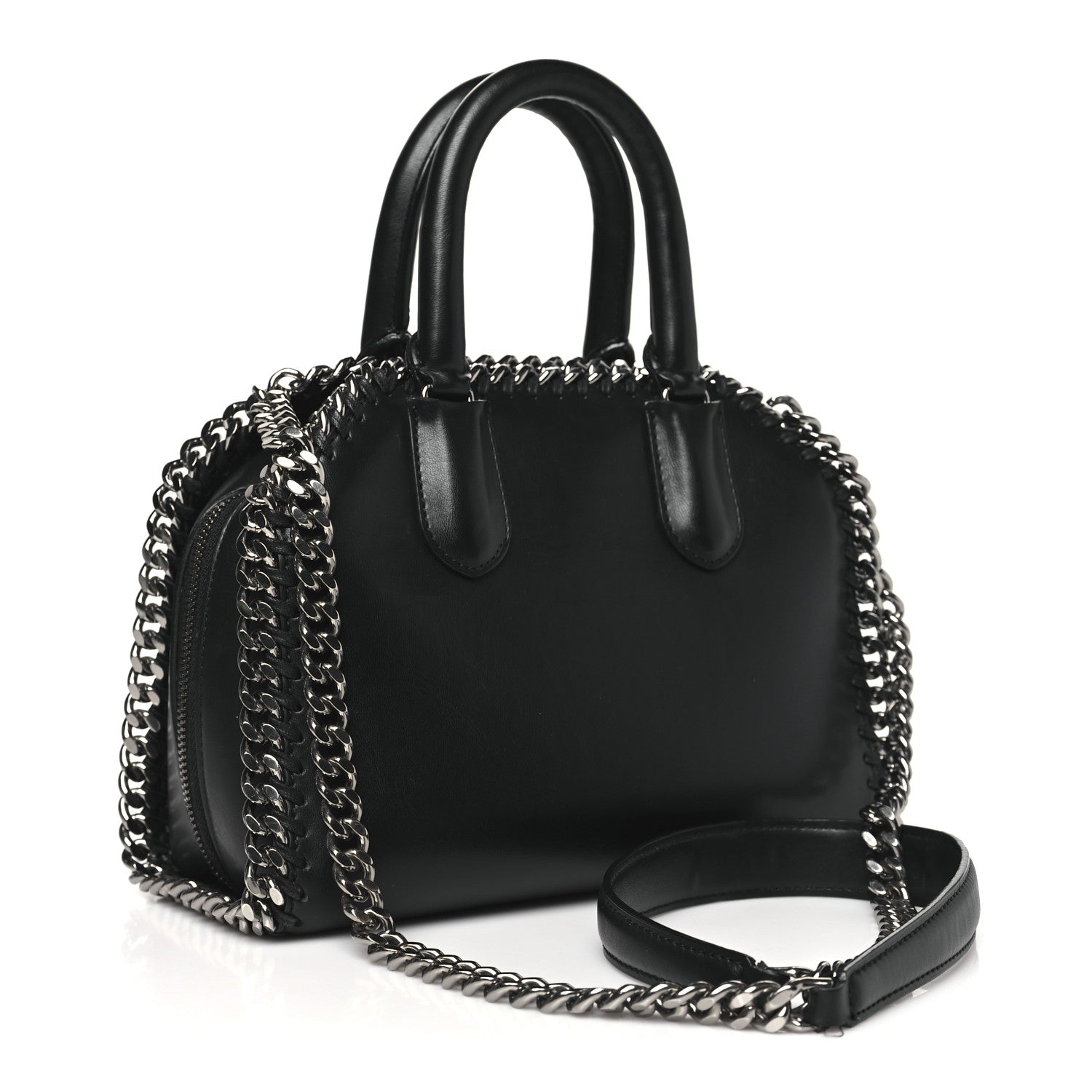 Stella McCartney Eco Alter Nappa Mini Falabella Box Top Handle Bag Black 3 of 14