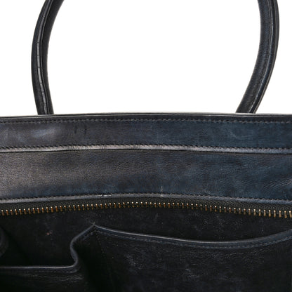Celine Canvas Smooth Calfskin Micro Tri-Color Luggage Royal 9 of 15