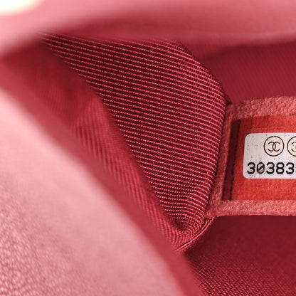 Chanel Caviar Chevron Quilted Medium Boy Flap Red 7 of 10