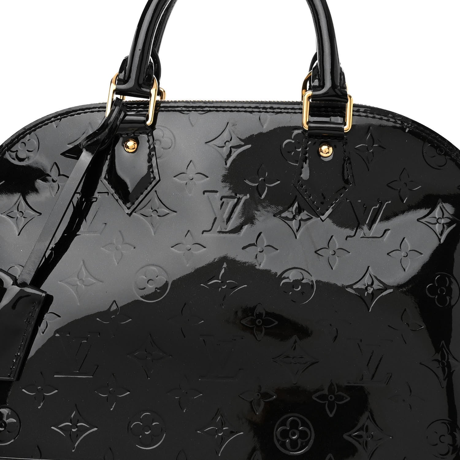 Louis Vuitton Vernis Alma PM Noir Magnetique 7 of 9