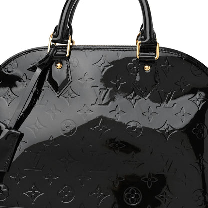 Louis Vuitton Vernis Alma PM Noir Magnetique 7 of 9