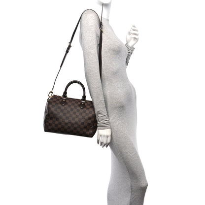Louis Vuitton Damier Ebene Speedy Bandouliere 25 2 of 13
