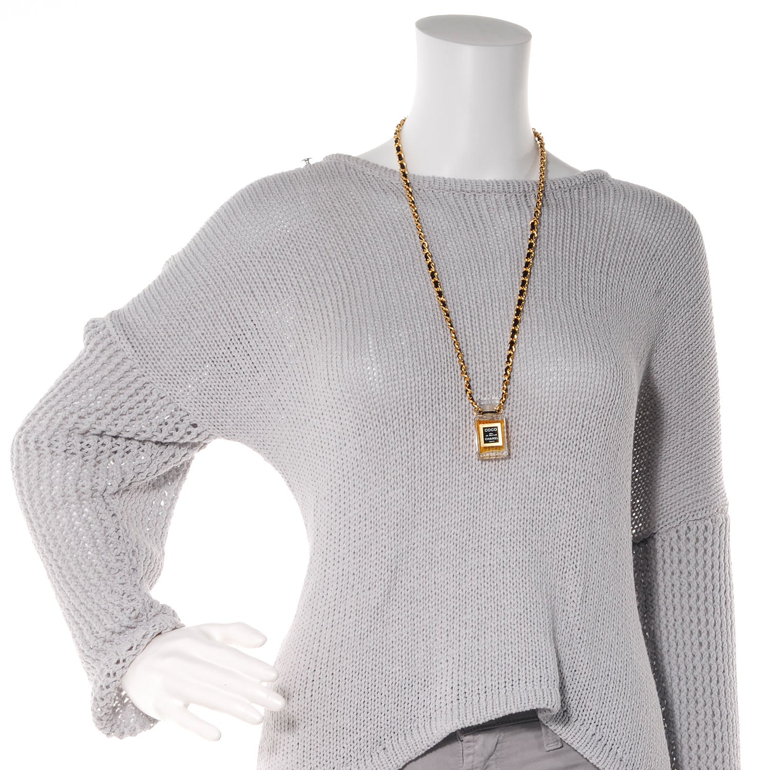 Chanel Coco Perfume Bottle Necklace 2 of 5