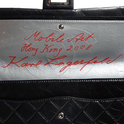 Chanel Aged Calfskin Mobile Art 2.55 Reissue Flap 228 Black 5 of 9