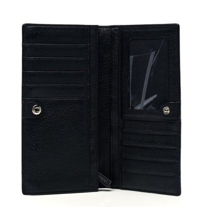 MCM Calfskin Ottomar Large Klara Two Fold Wallet Black 3 of 4