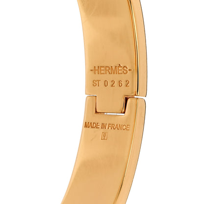 Hermes Enamel Narrow Clic Clac H Bracelet PM White 4 of 4