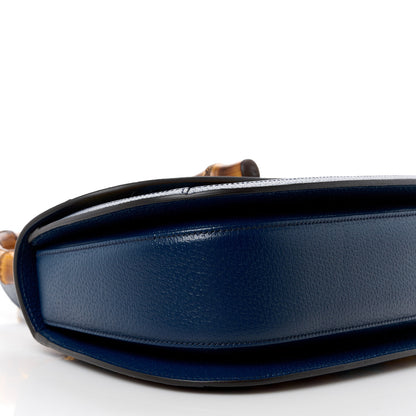 Gucci Calfskin Kaleidoscope Medium Bamboo 1947 Top Handle Bag Blue Orange Multicolor Blue Agata 9 of 13