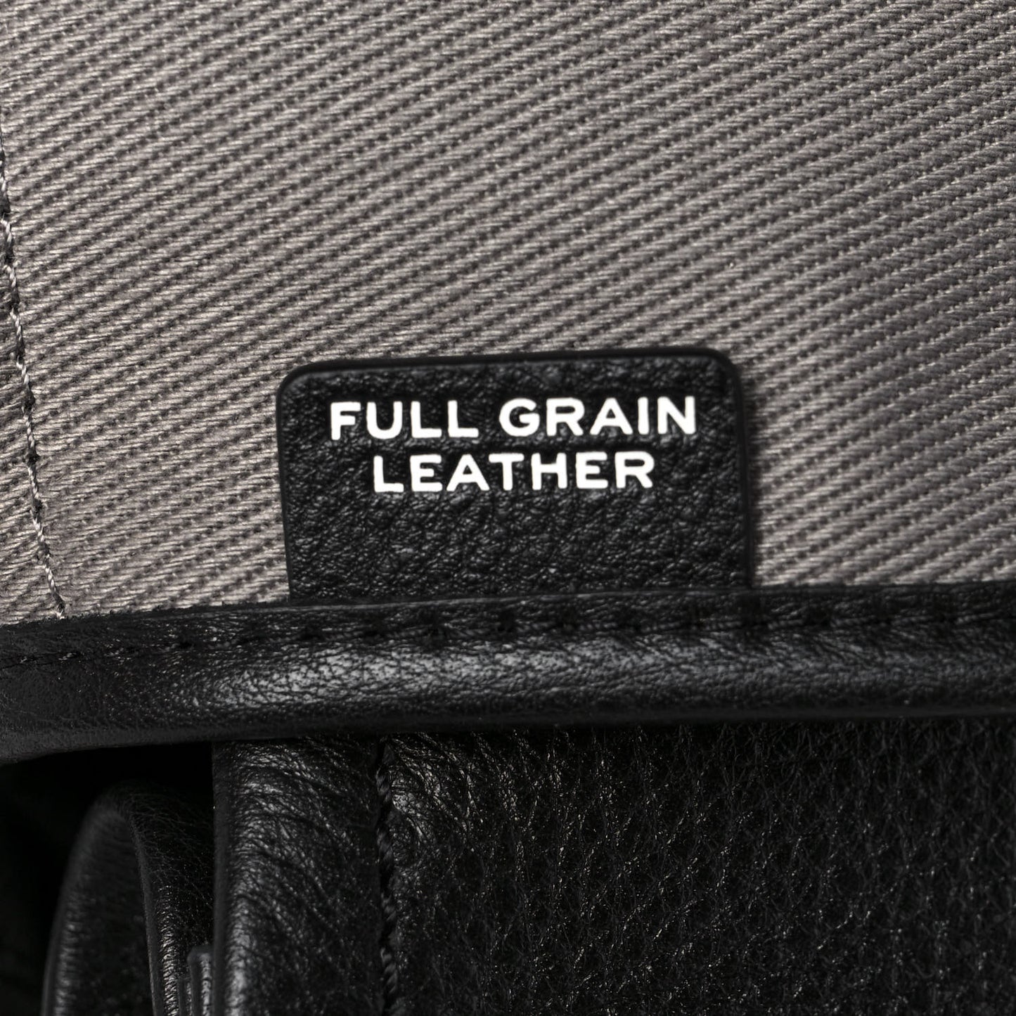 Grained Calfskin Medium The Tote Bag Black