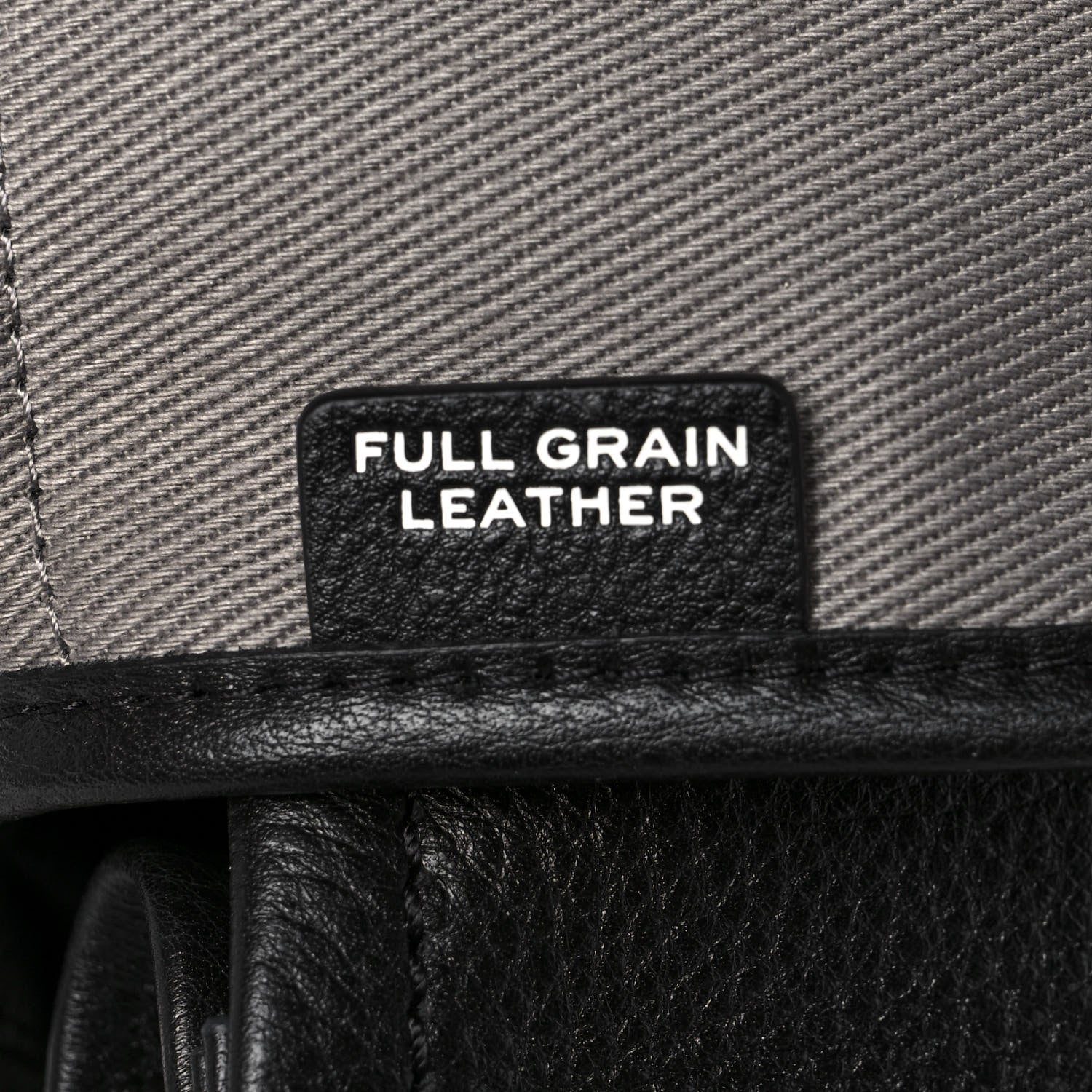 Marc Jacobs Grained Calfskin Medium The Tote Bag Black 6 of 9