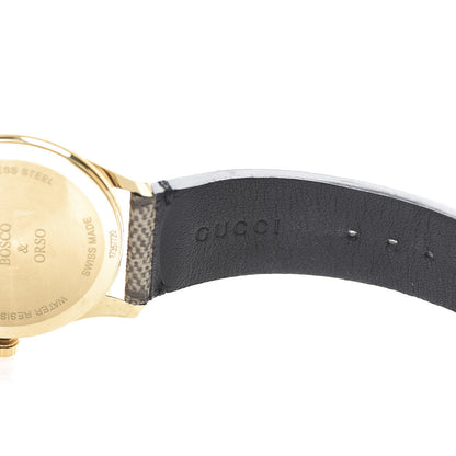 Gucci Stainless Steel Canvas 38mm G-Timeless GG Supreme Bosco Quartz Watch Brown 6 of 8