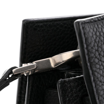 Saint Laurent Grained Calfskin Small Supple Sac De Jour Black 13 of 13
