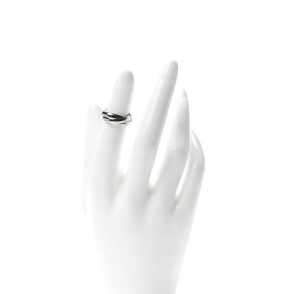Cartier 18K White Gold Classic Trinity Ring 46 3.75 2 of 7