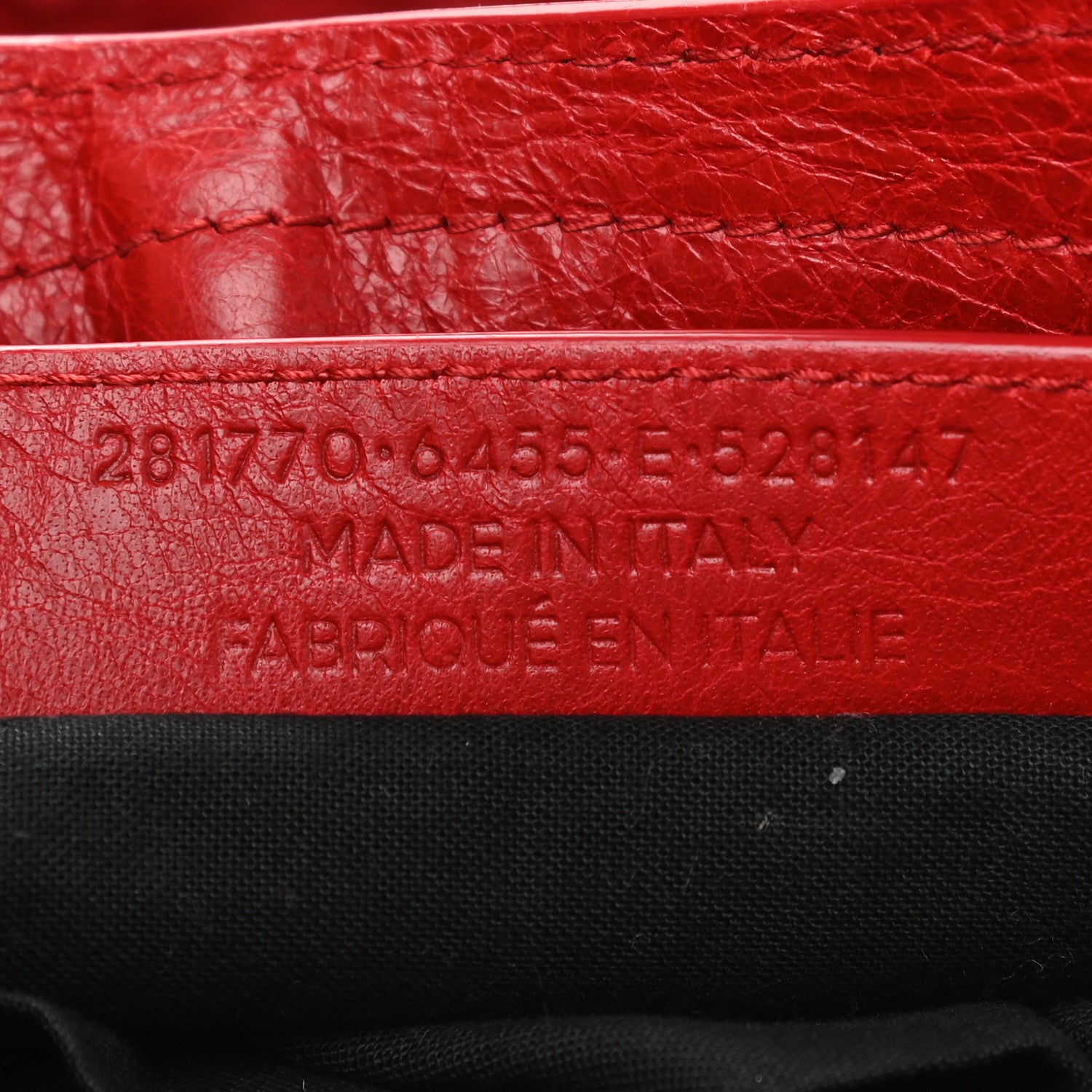 Balenciaga Agneau Giant 12 Gold Hardware City Rouge Lipstick 7 of 9