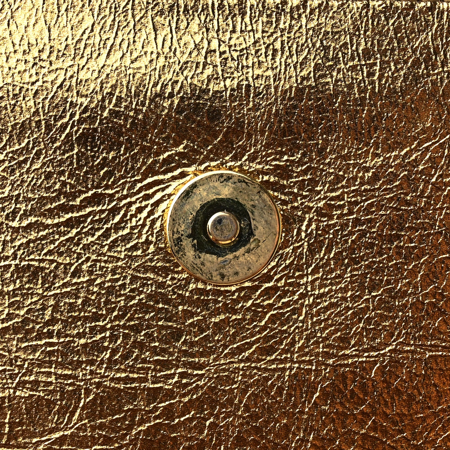 Saint Laurent Metallic Calfskin Monogram Large Belle De Jour Clutch Gold 12 of 12
