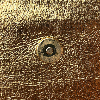 Saint Laurent Metallic Calfskin Monogram Large Belle De Jour Clutch Gold 12 of 12