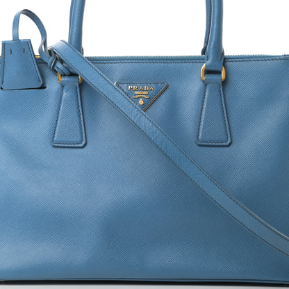 Prada Saffiano Mini Galleria Double Zip Tote Cobalto 21 of 21