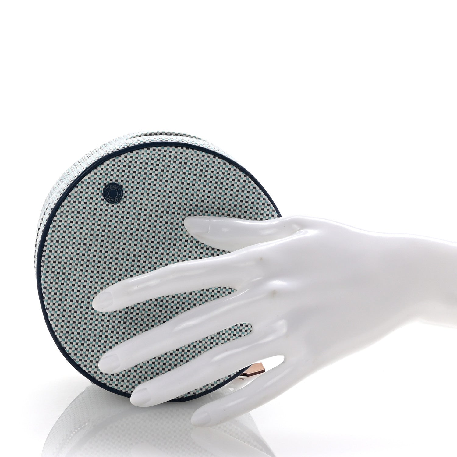 Hermes Cotton Lambskin Evasion Case Marine 2 of 7