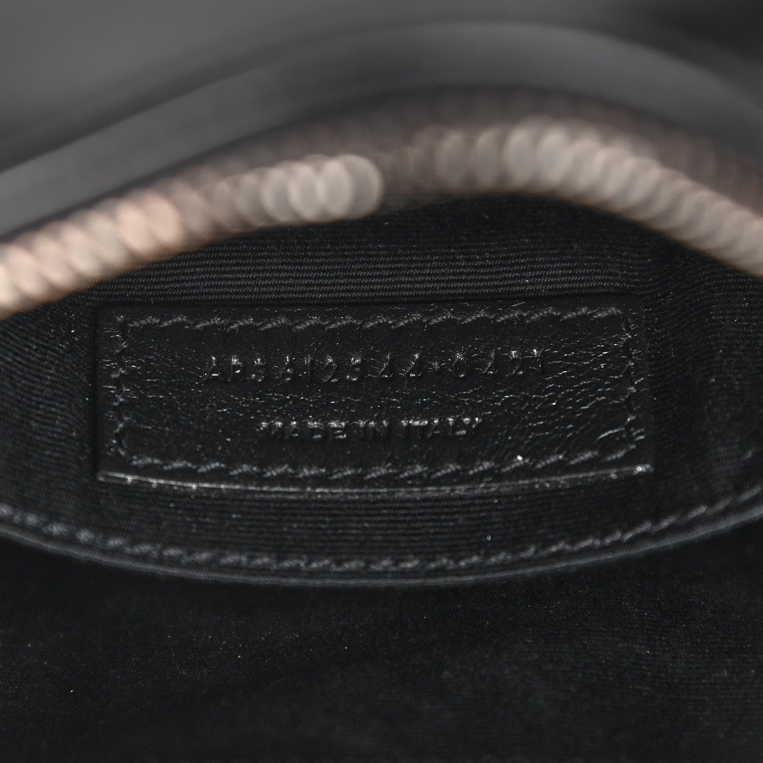 Saint Laurent Calfskin Matelasse Monogram Lou Camera Bag Black 6 of 11