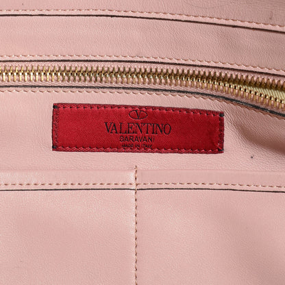 Valentino Garavani Vitello Medium Rockstud Tote Pink 6 of 10