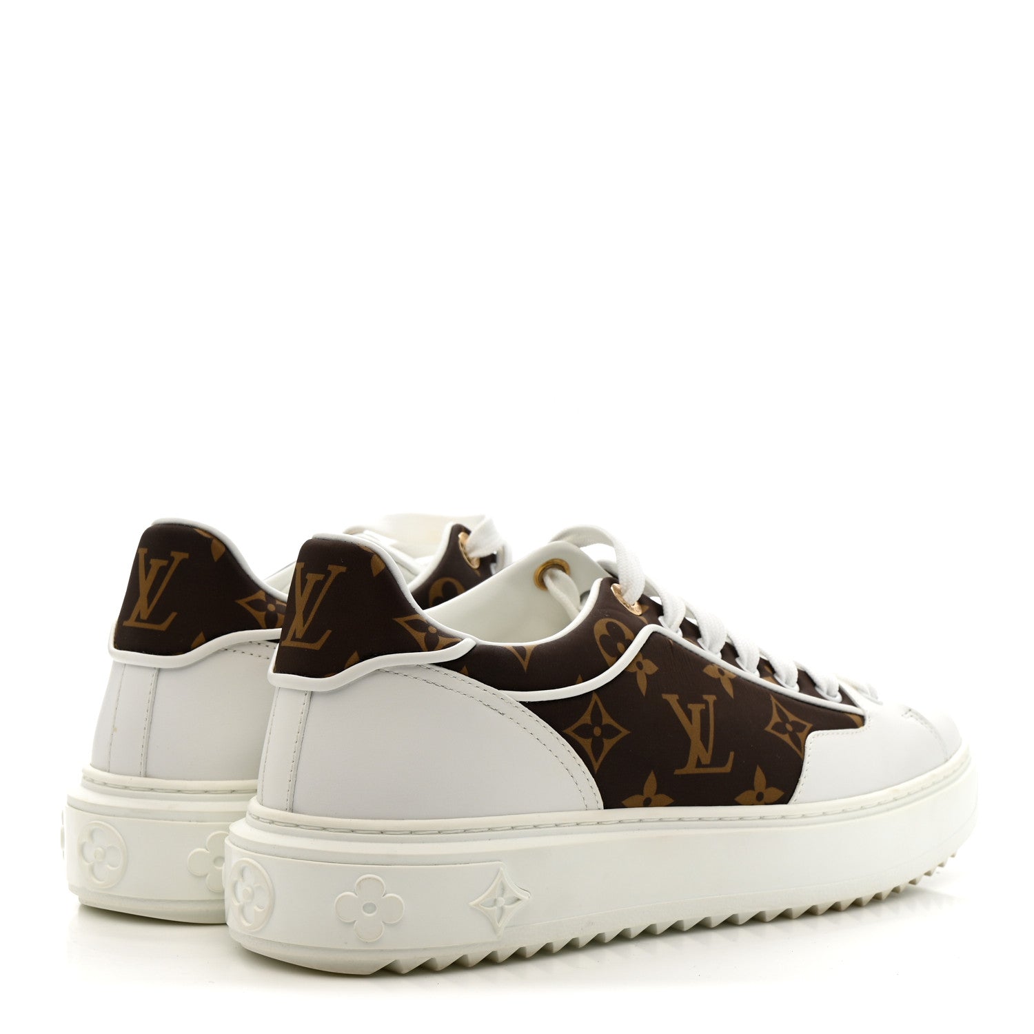 Louis Vuitton Monogram Nylon Time Out Sneakers 40 4 of 9