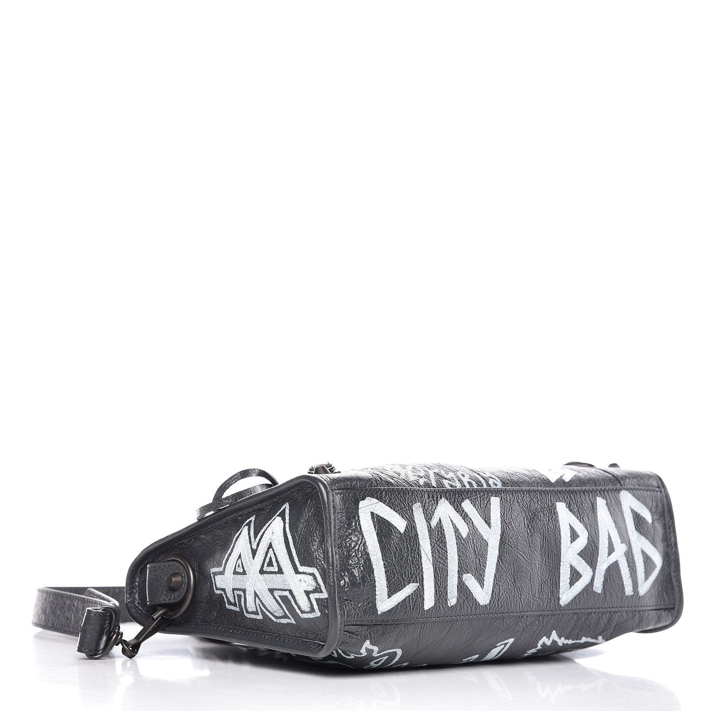 Agneau Arena Graffiti All Over Classic Hardware S City Gris Fossile White