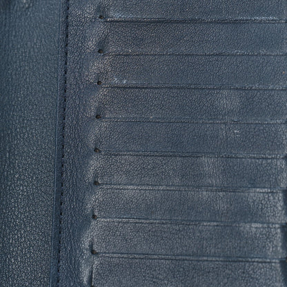Louis Vuitton Taurillon Vertical Zippy Wallet Navy 7 of 10