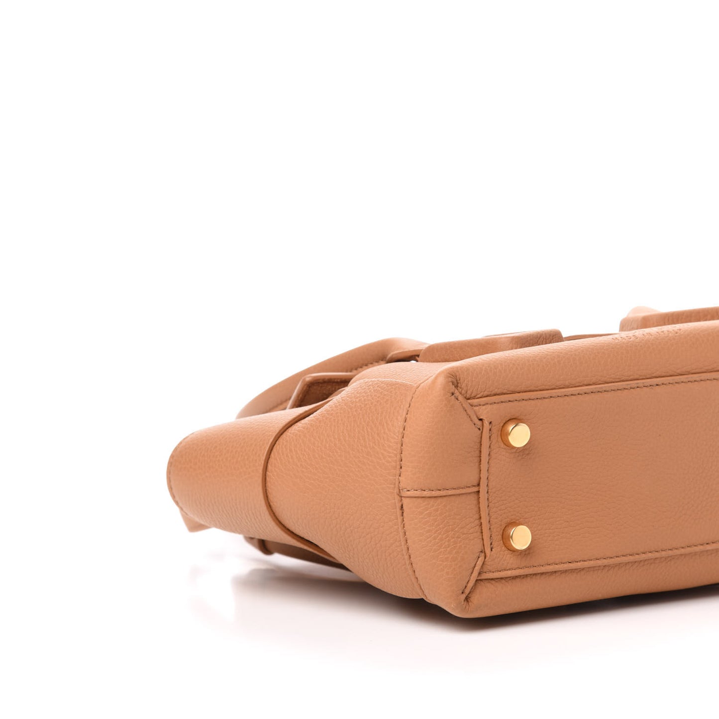 Grained Calfskin Maxi Intrecciato Arco 29 Tan