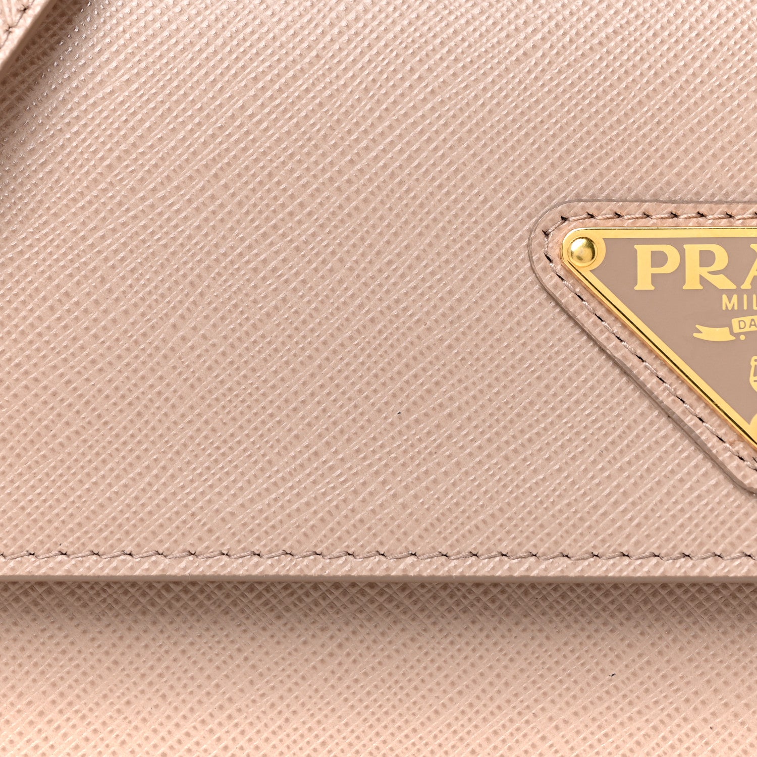 Prada Saffiano Wallet With Shoulder Strap Cipria 13 of 15