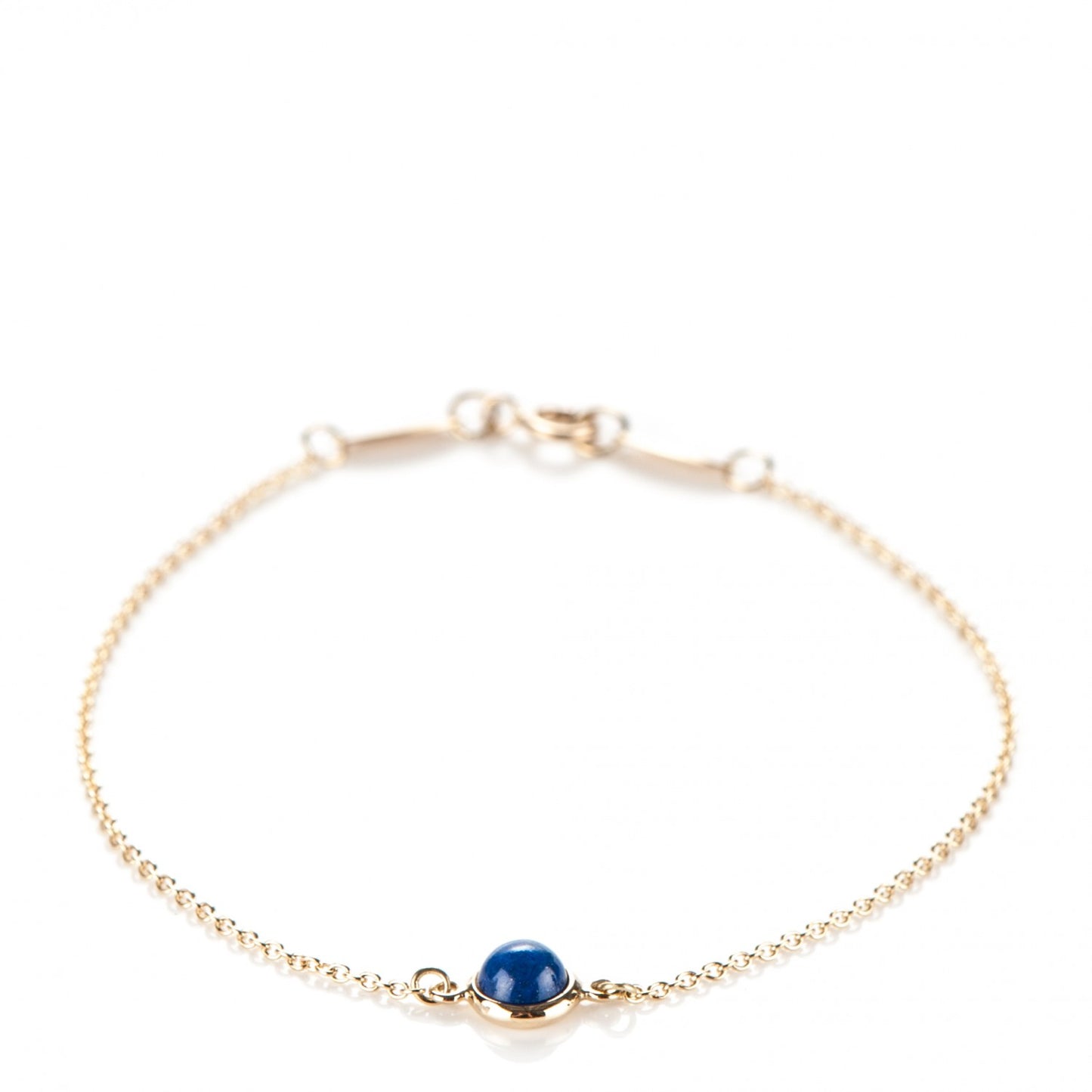 18K Yellow Gold Lapis Elsa Peretti Color By The Yard Bracelet