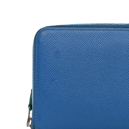 Hermes Epsom Silk'In Wallet Mykonos 8 of 12