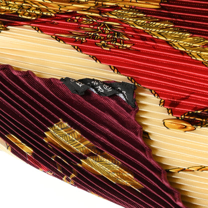 Hermes Silk Vue Du Carosse De La Galere La Reale Plisse Scarf 5 of 5