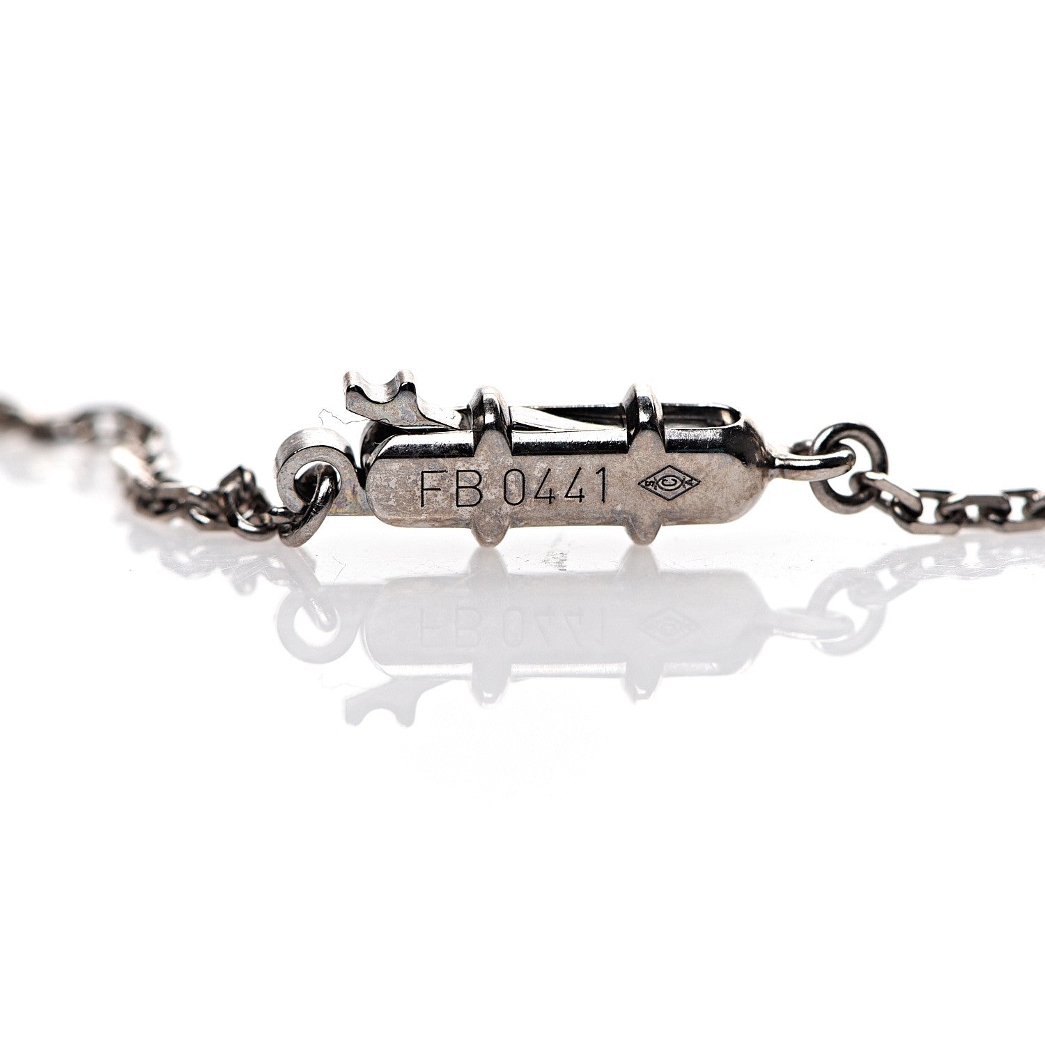 Cartier 18K White Gold Medium Hearts and Symbols Necklace 5 of 6