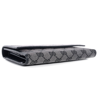 Gucci Signature Monogram Continental Wallet Black 4 of 7