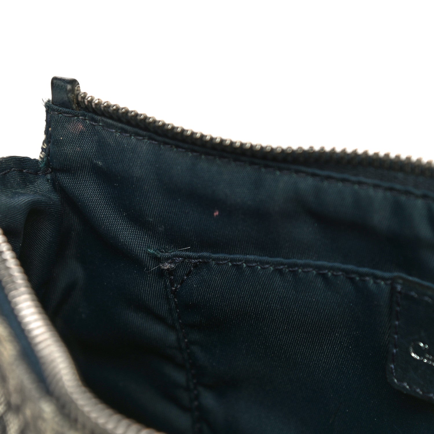 Christian Dior Monogram Shoulder Bag Blue 10 of 15