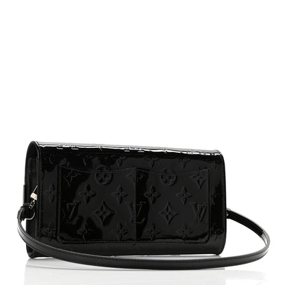 Louis Vuitton Vernis Rossmore MM Noir Magnetique 3 of 11