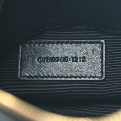 Saint Laurent Calfskin Studded Printed Fringe Medium Clutch Black Multi 7 of 7