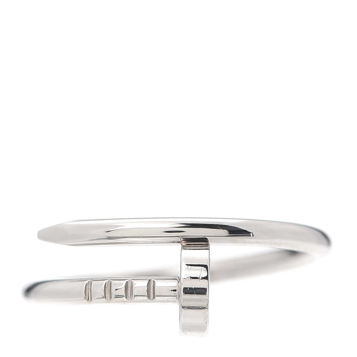 18K White Gold Small Juste Un Clou Ring 53 6.25