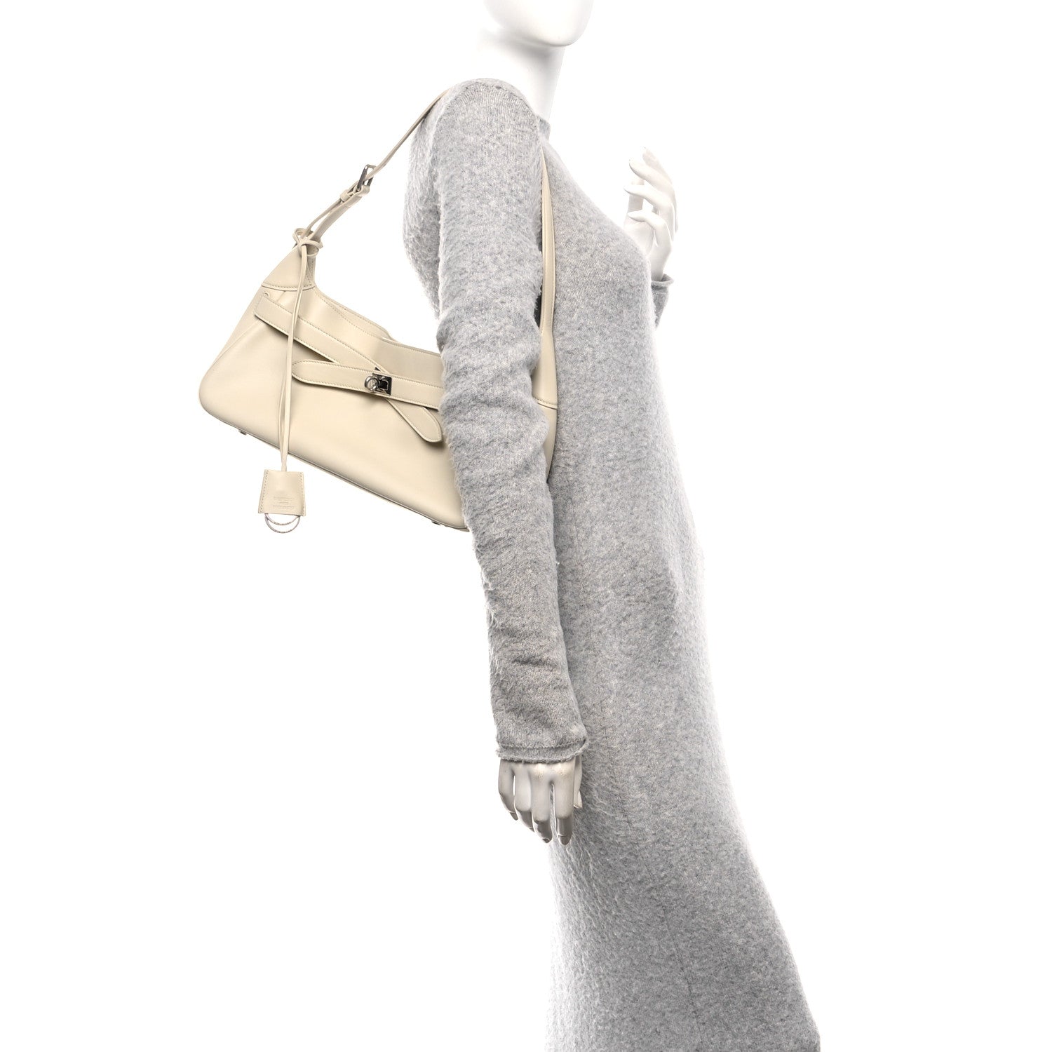 Balenciaga Smooth Calfskin Small Bel Air Shoulder Bag Soya 2 of 12