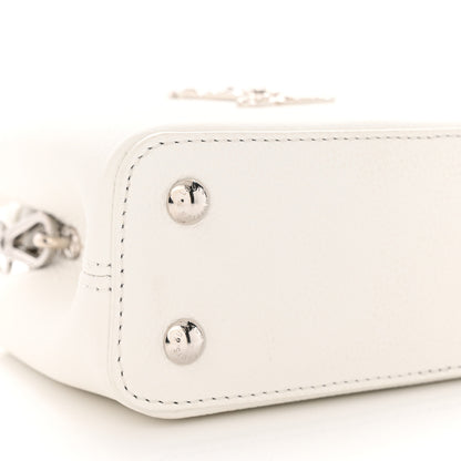 Louis Vuitton Taurillon Capucines East West Mini Optical White 9 of 11