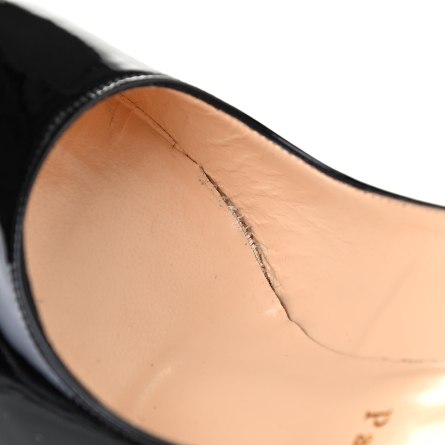 Christian Louboutin Patent Fifille 100 Pumps 36 Black 8 of 9