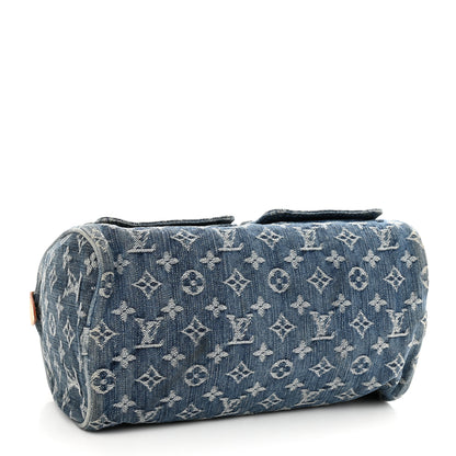 Louis Vuitton Monogram Denim Neo Speedy Blue 4 of 10