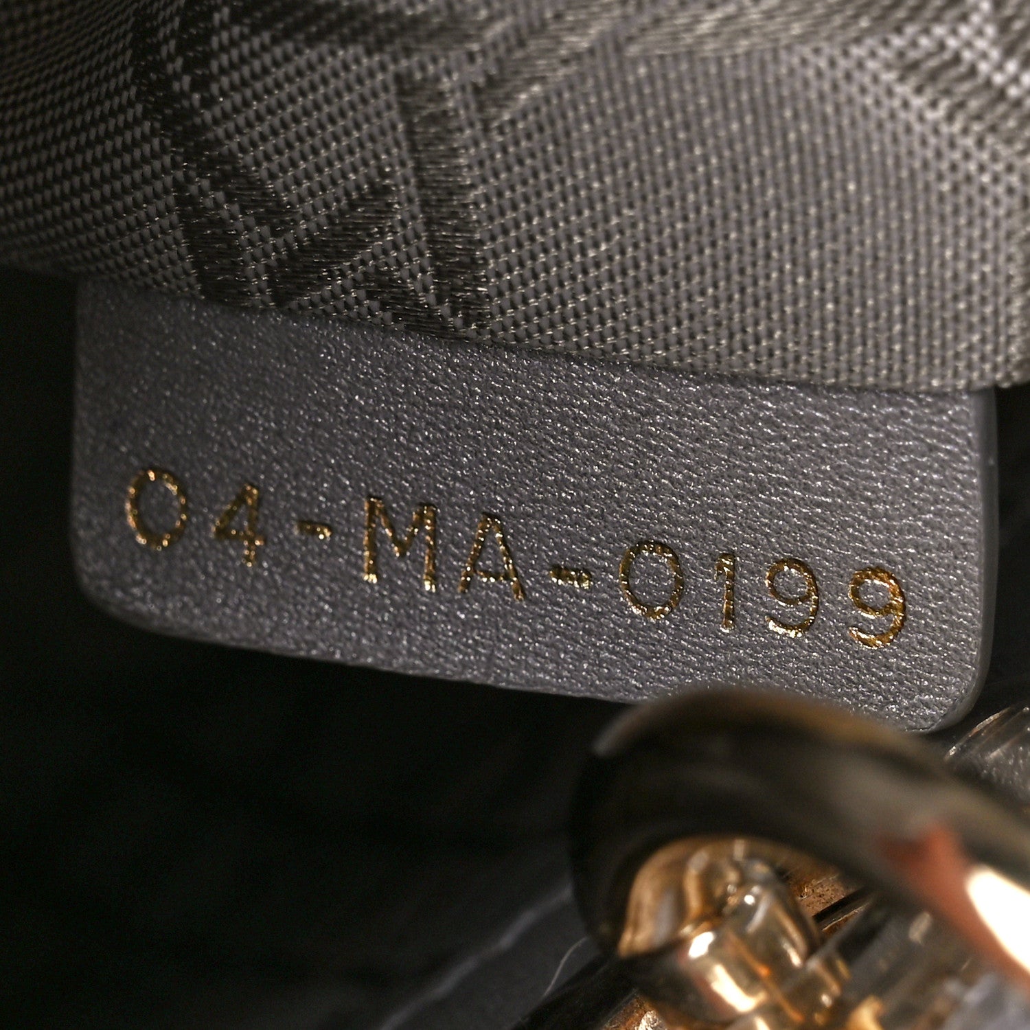 Christian Dior Metallic Lambskin Cannage Mini Lady Dior Grey 7 of 12