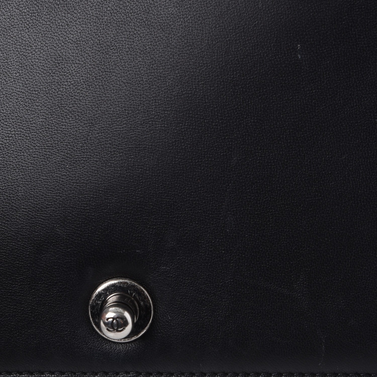 Chanel Lambskin Quilted Medium Boy Flap Black 17 of 19