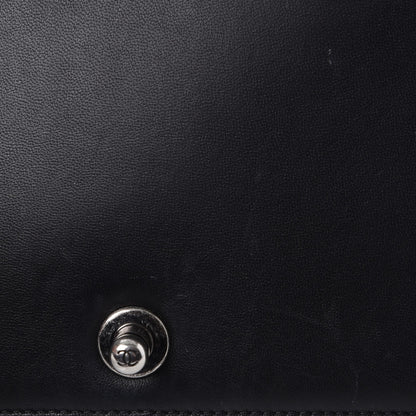 Chanel Lambskin Quilted Medium Boy Flap Black 17 of 19