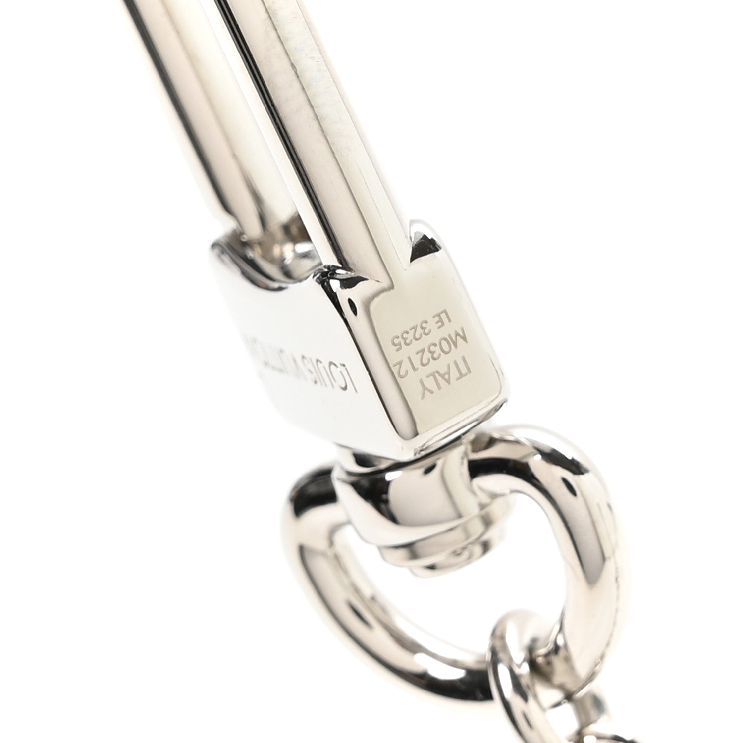 Louis Vuitton Monogram Spring Street Strass Chain Bag Charm Silver 3 of 4