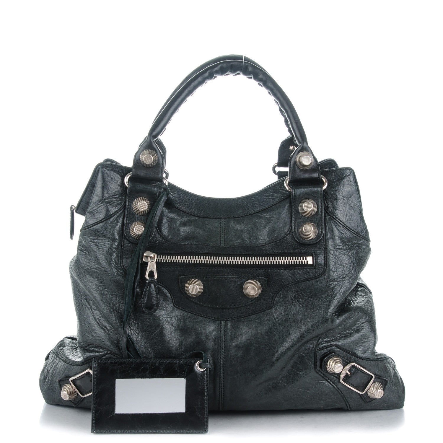 Balenciaga Agneau Giant 21 Silver Hardware Brief Black 1 of 9