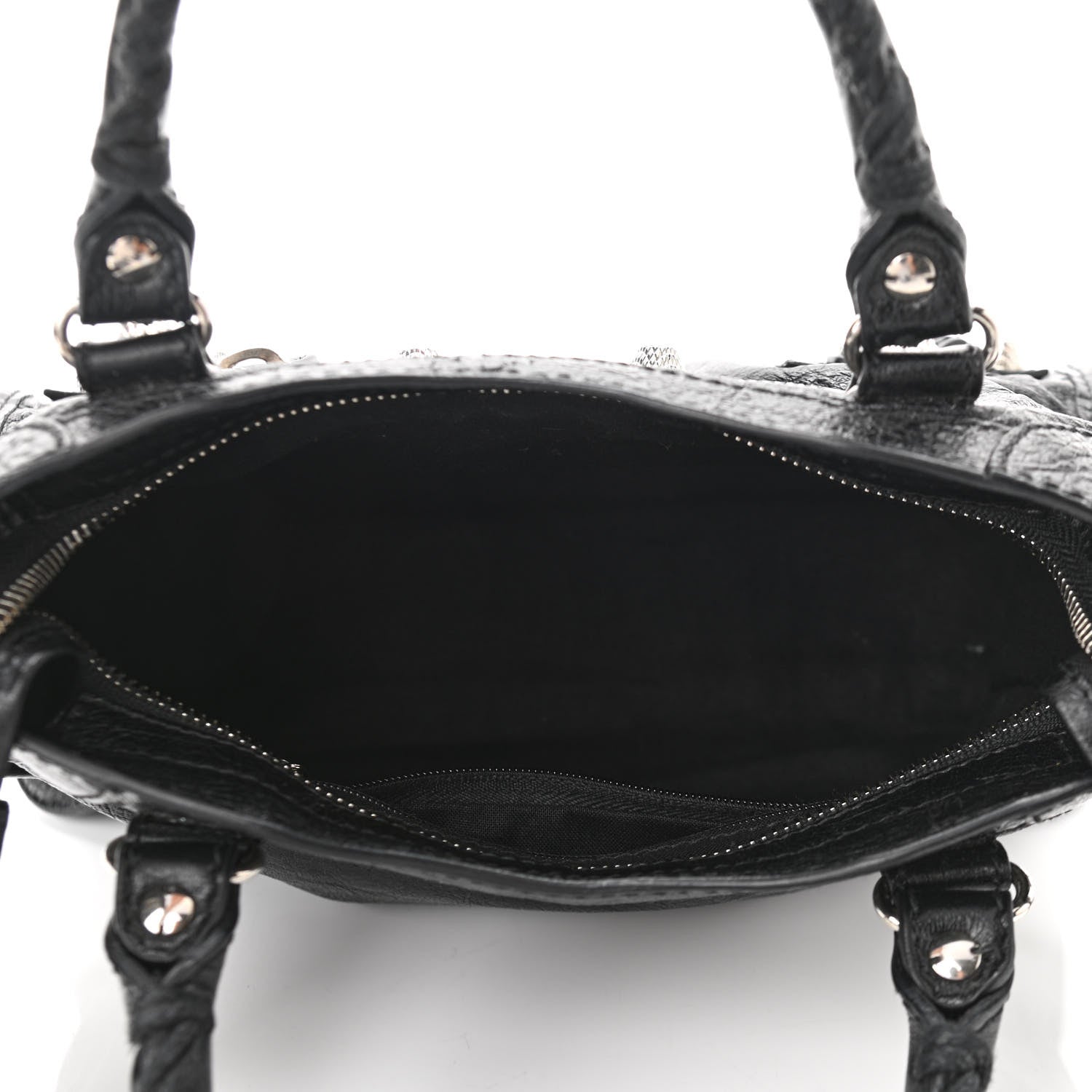 Balenciaga Agneau Giant 12 Silver Hardware Mini City Black 5 of 10