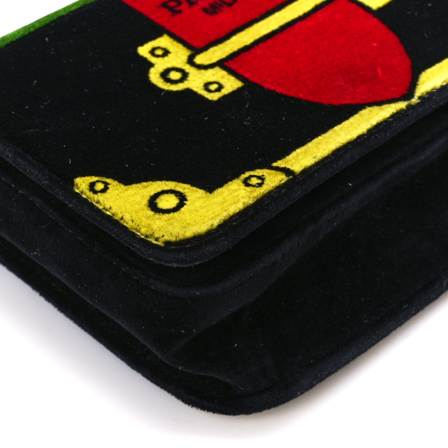 Velvet Cahier Belt Bag Black